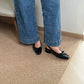 Vianna French Bow Heels (Black)