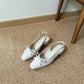 Vianna French Bow Heels (Cream White)