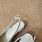 Vianna French Bow Heels (Cream White)