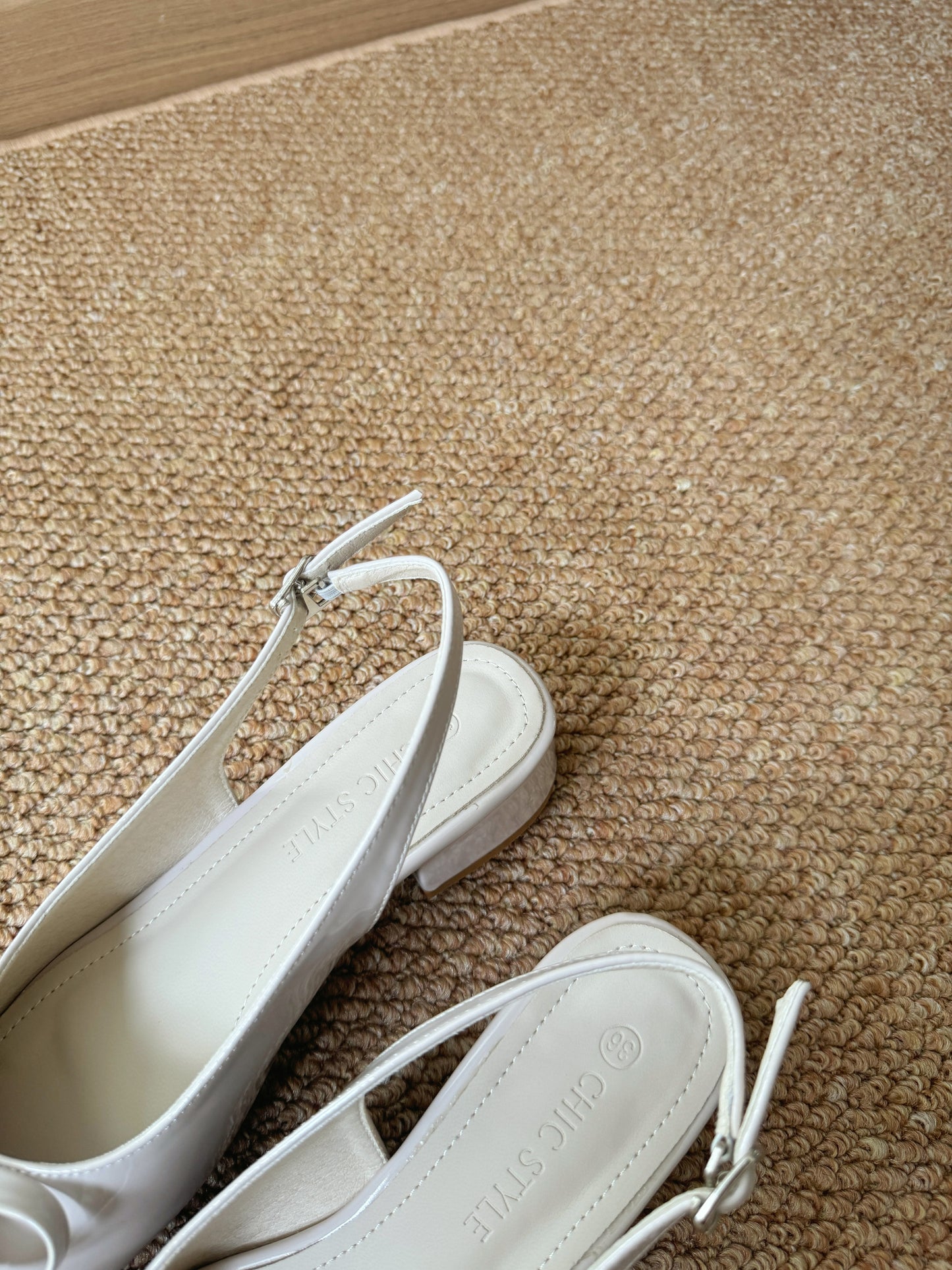 Vianna French Bow Heels (Cream White)