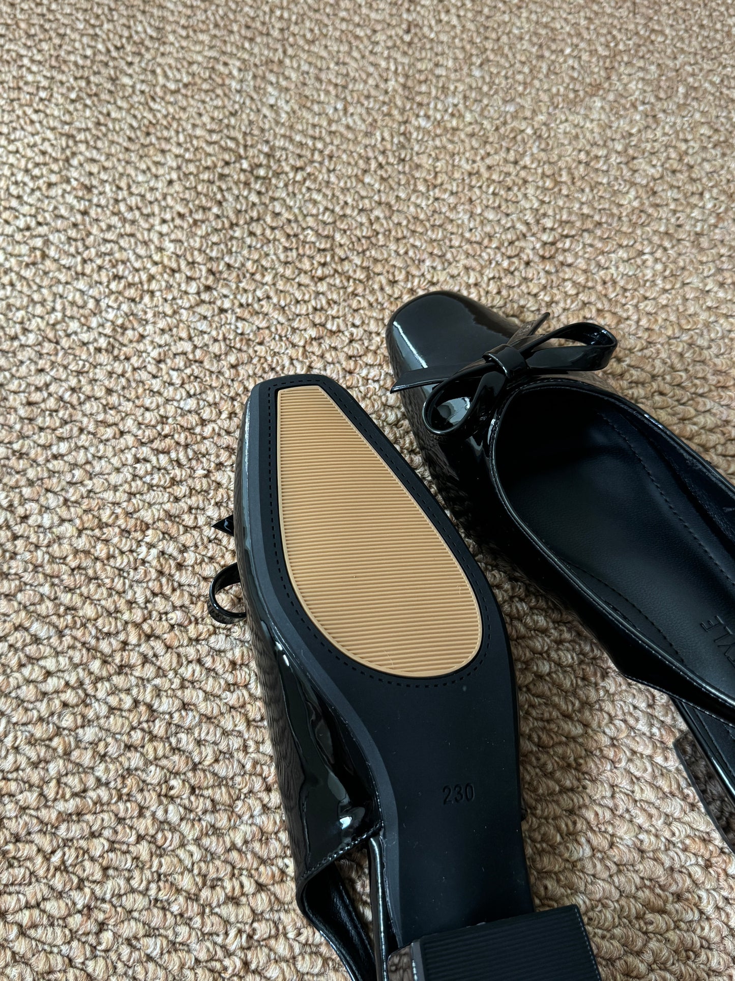 Vianna French Bow Heels (Black)