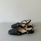 Briella Interlocking Sandals (Black)