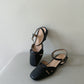 Briella Interlocking Sandals (Black)