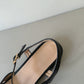 Briella Interlocking Sandals (Black)