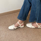 Briella Interlocking Sandals (Cream White)