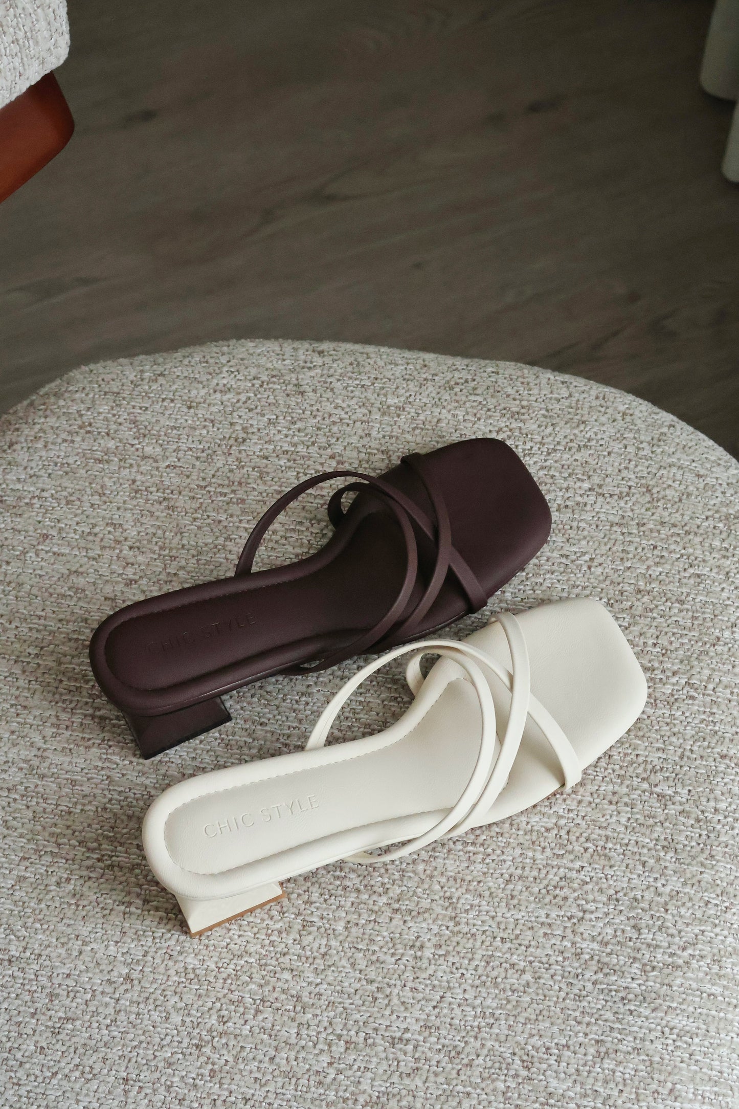 Della Strappy Block Heels (Espresso)