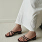 Della Strappy Block Heels (Espresso)