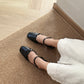 Briella Interlocking Sandals (Black)