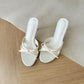 Carisa Sweet Bow Heels (White)