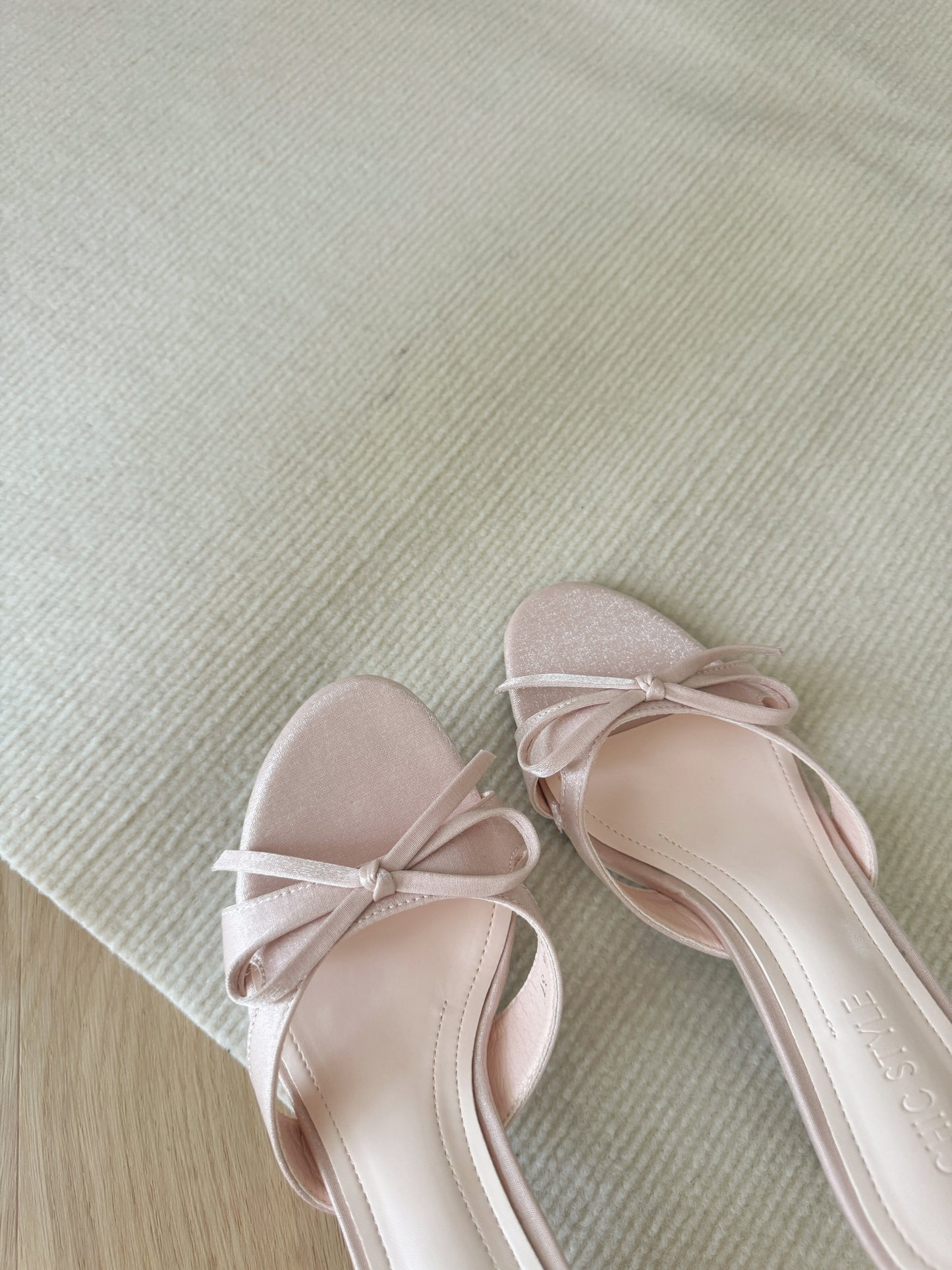Carisa Sweet Bow Heels (Pink)