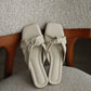 Zadie Knot Slide Sandals (Nude)