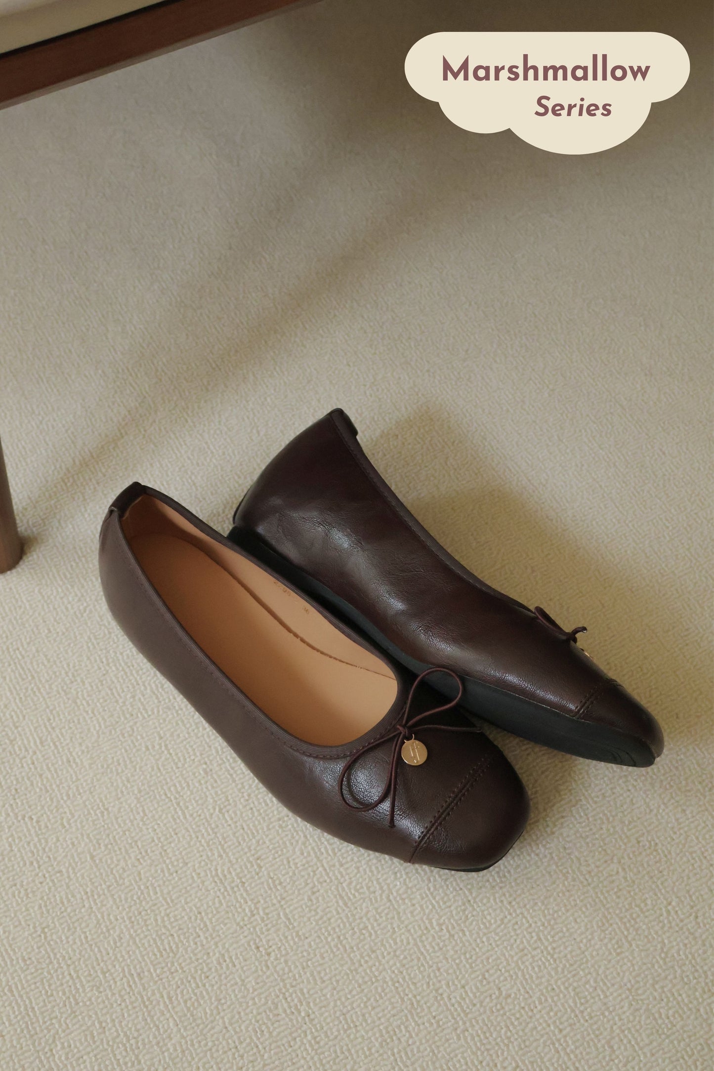 Jaycee Soft Ballet Flats (Coffee)