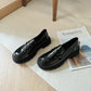 Jordyn City Style Loafers (Patent Black)