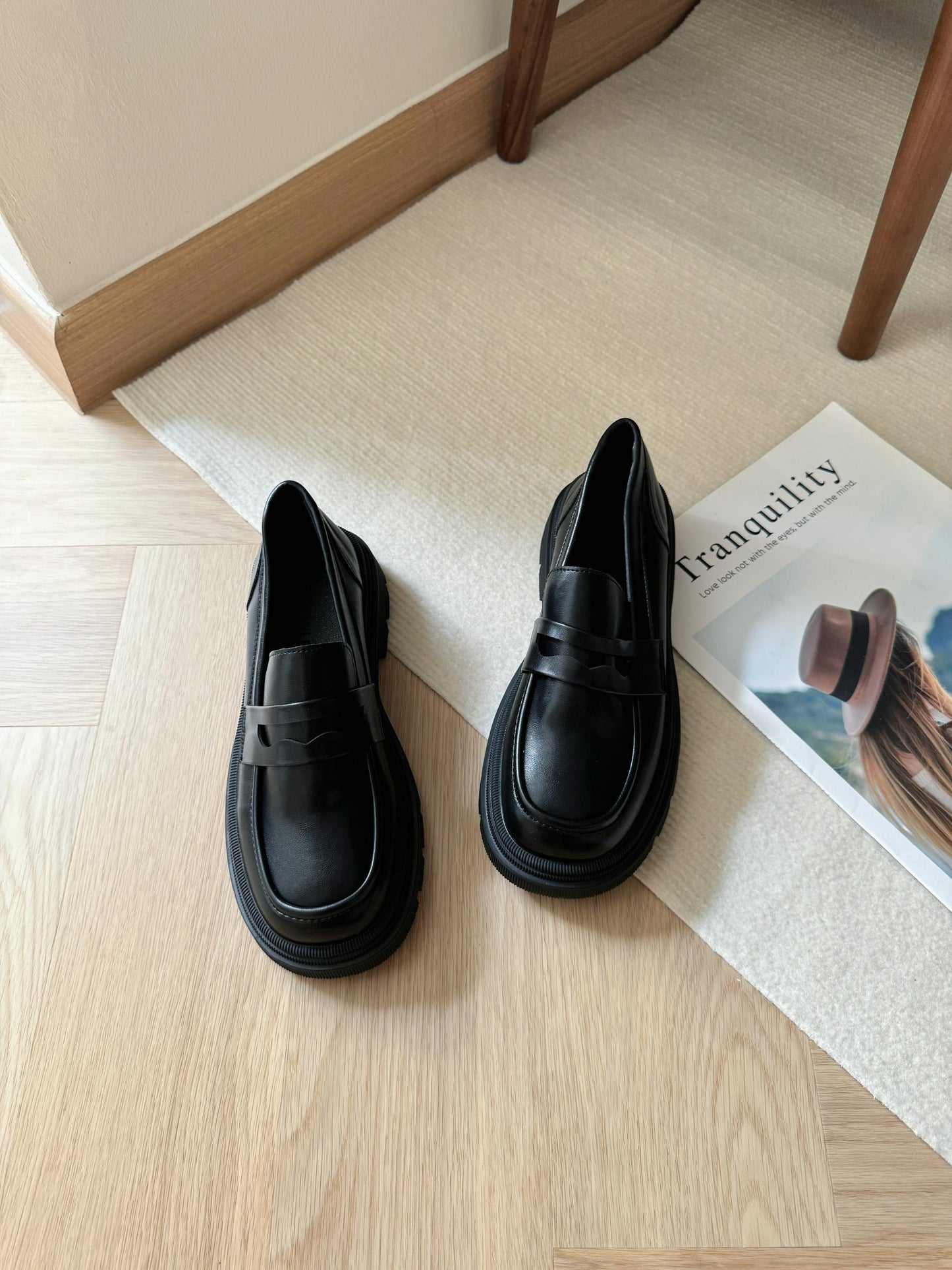 Jordyn City Style Loafers (Matte Black)