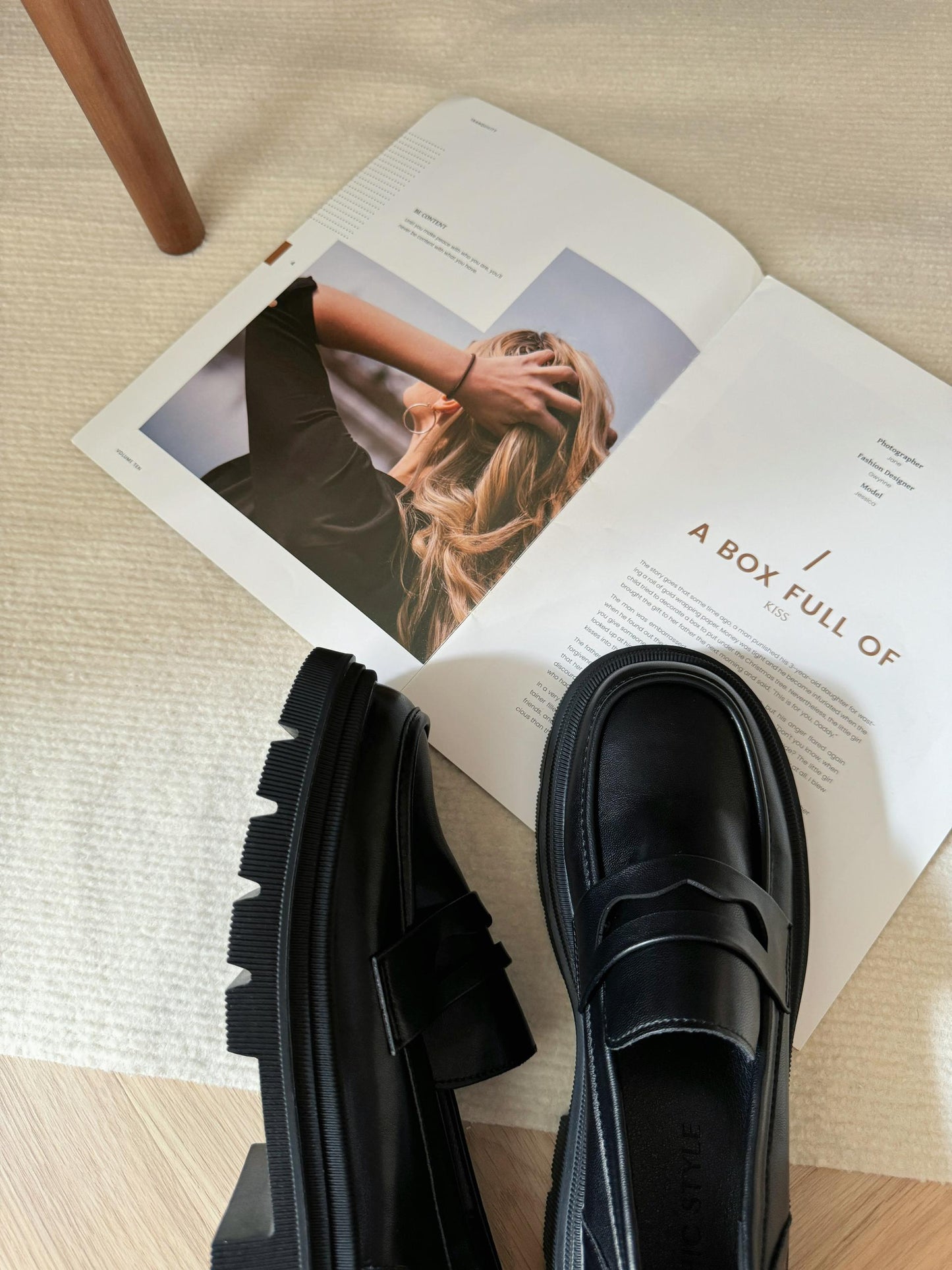 Jordyn City Style Loafers (Matte Black)