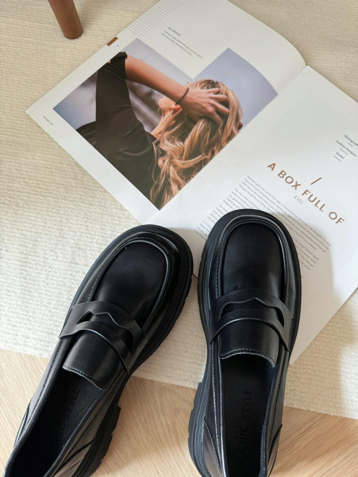 Jordyn City Style Loafers (Matte Black)