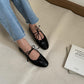 Amberlyn Ballet Flats (Black)