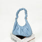 Evette Ruched Dumpling Bags (Baby Blue)