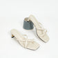 Shirley Strappy Heels (Cream White)