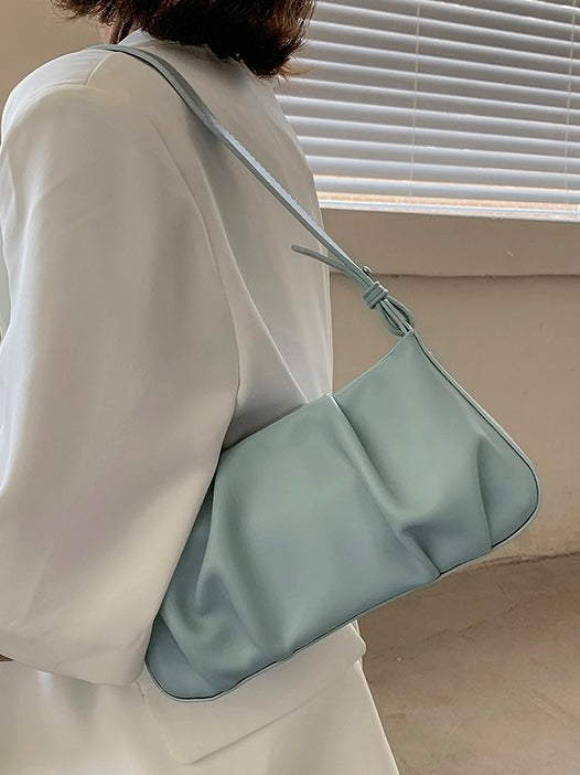 Everlyn Ruched Bags (Baby Blue)