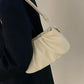 Terra Ruched Shoulder Bags (Off-White)
